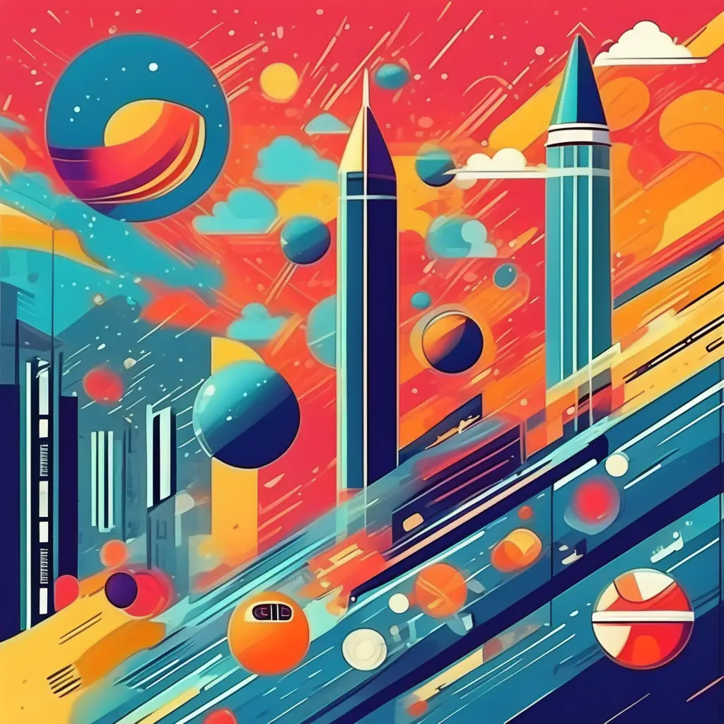 "Aliens Abduct Mars Rover for Intergalactic Car Race, NASA Left in the Dust!" - AI Generated Satire Image